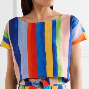 Anthropologie Mara Hoffman organic linen top